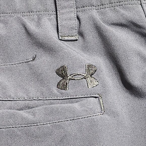 Under Armour Golf Pants Men 36x32 Black Solid Straight Leg Chino All Season Gear - Picture 5 of 12